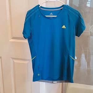 Adidas electric blue shirt